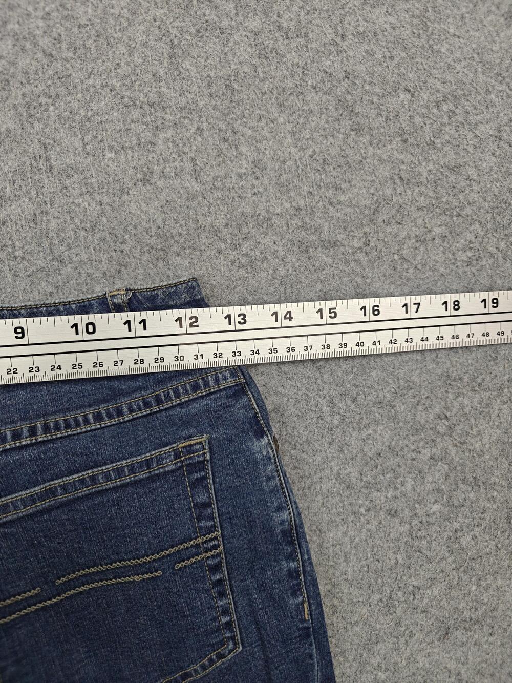 J. Jill Stretch Jeans Womens 0P Blue Medium Wash Straight 5-Pocket 26 Inseam - Picture 7 of 11